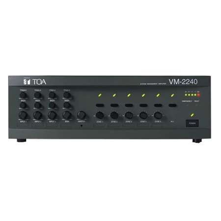 TOA VM-2240 System Managing Amplifier (240W)